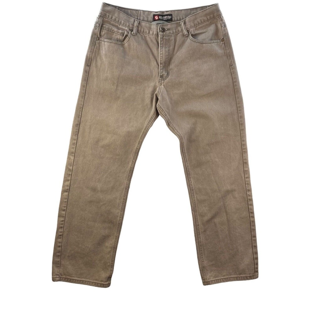 Southpole Jeans Mens Size 36x32 Skater Streetwear Y2K Pipes Grunge‎ Hip Hop